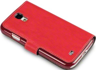 New Samsung I9500 Galaxy S4 Covert Brand Slim Pu Leather Wallet Case Cover Black/red/white/purple