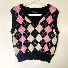 Knit sweater vest