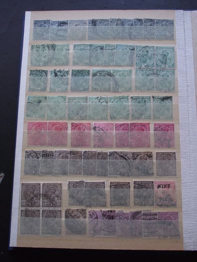 A nice collection of Stamps from India, presented in the album #7
