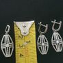 Stunning matching earrings and pendant jewellery set Image 5