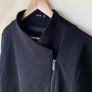 Saint + Sofia Black Cotton Biker Jacket Image 5