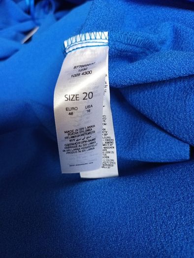 Debenhams  Collection  Royal  Blue Dress.  S.20.   B.N.W.T
