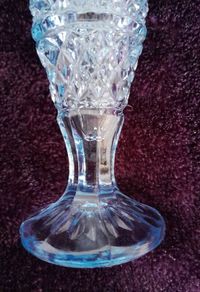 Vintage Pale Blue - Glass Vase