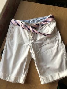 Tommy Hilfiger white cotton shorts