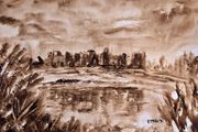 Roscommon castle watercolour