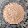 Austria 5 Euro Copper Uncirculated Coin 2017 - Waltzing in the New Year - New Year Coins Image 2