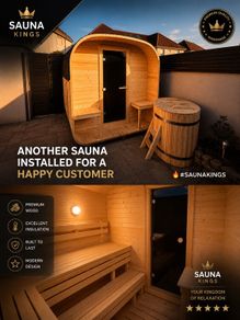 Premium   Sauna + bundle + harvia 7kW+ plunge pool