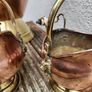 Vintage copper and brass coal helmet +2 Image 6