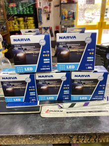 Narva Headlight Led Bulbs, 6000k Or 6500k, 19w Or 24w, 12/24v In H1, H4, H7, H8, H9,  H11, H16, Hb3, Hb4, Hir2
