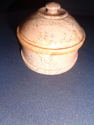 Vintage Stone Trinket Box for Sale