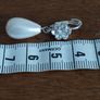 Elegant drop pearl earrings. Image 6