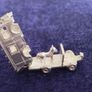 925 sterling silver opening van pendant or charm. Image 4