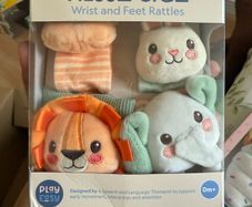 Wiggle Crew are soft sensory wrist and feet rattles