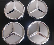 Hard to get Mercedes 60mm caps - FREE POST