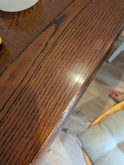 Dining room table