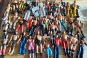 Wwe Mixed Lot Of X36 Wrestling Figures Mattel Jakks Pacific