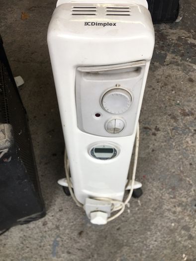 Dimplex storage heater.