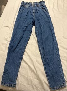 Paper bag Mom Jeans