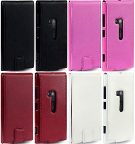 New Nokia Lumia 920 Premium Pu Leather Flip Case Cover In Various Colors