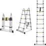 Multi-Purpose Aluminium Telescopic Ladder | A-Frame & Straight Ladder Image 2