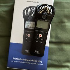 Zoom H1n Handy Recorder + accessories