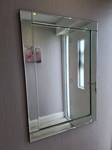 large glass mirror