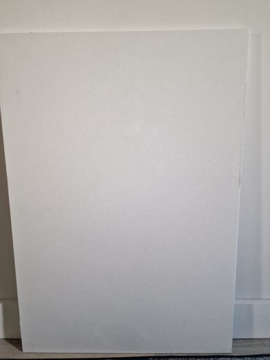 Worktop / Splashback 60cm x 85cm Quartz White