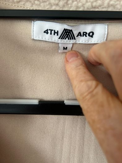 4th Arq Lennox Half Zip Fleece in Ecru