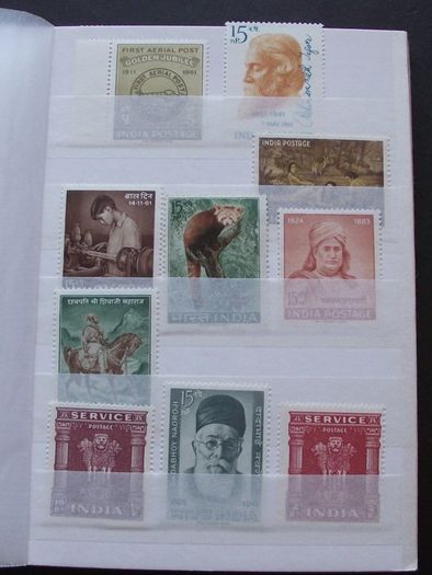 A small collection of Mint and Unused Stamps from India