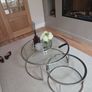 Laura Ashley Mirror chrome and.glass tables Image 6