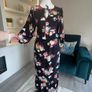 Ladies Black Multi Coloured Dress from Dunne Stores UK 10 / EU 38 Image 6