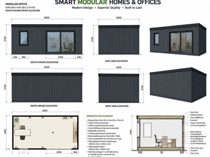 Modular Office and Gymnastic room