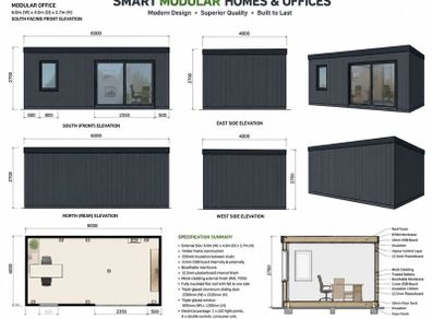 Modular Office and Gymnastic room
