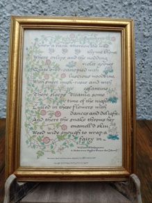 Vintage Calligraphy, Shakespeare