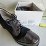 Waldlaufer German leather lacquered asphalt shoes heel 4cm new & boxed size 3 UK & size 3.5 UK SALE need to go Image 6