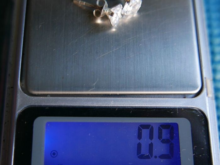 Vintage Sterling Silver 925 Earrings 0,9g