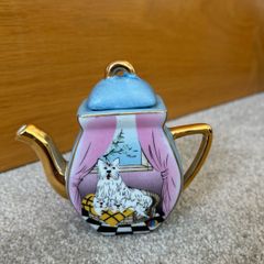 Vintage Miniature Ceramic Teapot
