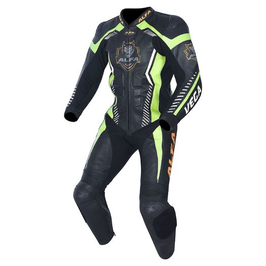 ALFA Vega Motorcycle 1piece Racing Leather Suits - XS to 7XL