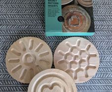 Lakeland 3 Dough Proving Basket Pattern Inserts  Brand New (Open Box)