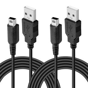 2 PCS Universal Charging Cable for Nintendo 3DS, Cable for 3DS, 3DS XL, 2DS, 2DS XL, DSi/DSi XL, New 3DS, New 3DS XL(1.2M)