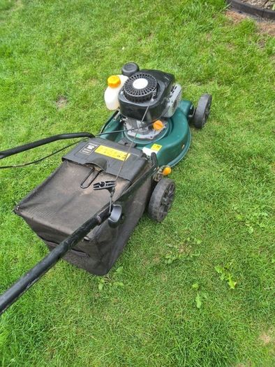 Petrol push lawnmower
