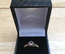 9ct Yellow Gold Solitaire Ring