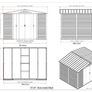Alpine 10x8 Steel Garden Sheds Image 6