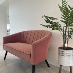 Pink 2 Seater Sofa