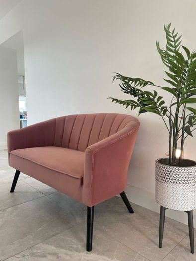 Pink 2 Seater Sofa