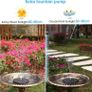 Solar Fountain Pump 3.5W LED Solar Powered Water Feature and Round Shape Solar Water Pump with 6 Nozzles for Bird Bath, Garden, Pond, Fish Tank (FREE POSTAGE) Image 4