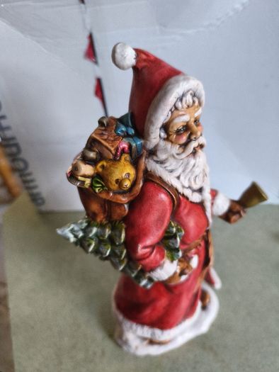 Vintage Christmas Hand Painted Ceramic Santa St Nicholas Old Provincial Mold