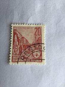Stamp from a State that no longer exists