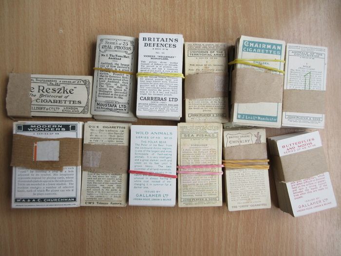 Bulk Lot of Vintage Cigarette Cards Collection of over 1,000 Priced to Sell