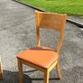 pine table and 2 chairs Image 3